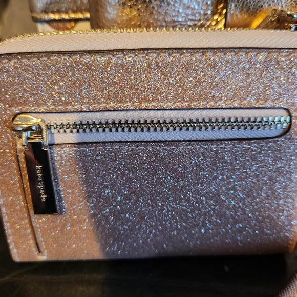 Kate Spade polka dot gift wrap handbag and glitter wallet bundle - Picture 9 of 9